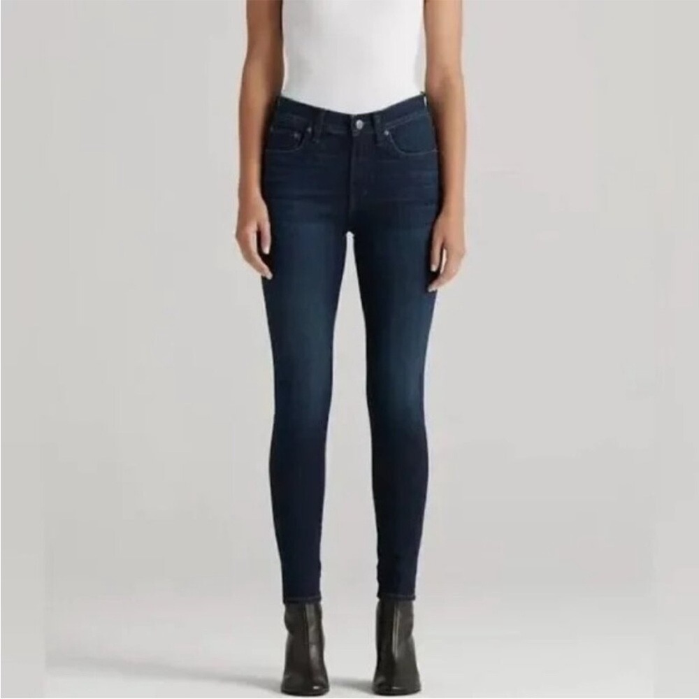 Edwin Jeans Womens‎ Sz 30 Skinny Mid Rise Denim Blue Dark Indigo Wash Pixie NWT